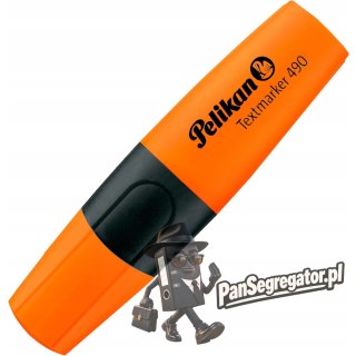 Zakreślacz 490 pomarańczowy PELIKAN