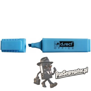 Zakreślacz D.RECT 1127 niebieski LEVIATAN 101003