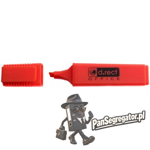 Zakreślacz D.RECT 1127 pomarańczowy 101004 LEVIATAN