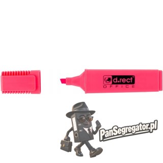 Zakreślacz D.RECT 1127 różowy 101001 Leviatan