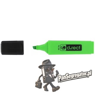 Zakreślacz D.RECT 1128 zielony 121005