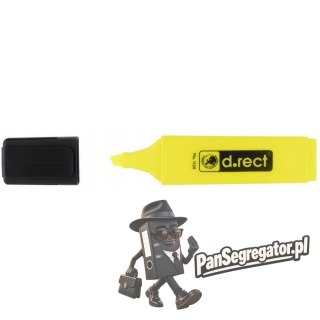 Zakreślacz D.RECT 1128 żółty 121006