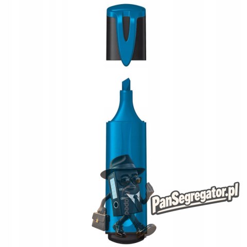 Zakreślacz Fluo Peps metaliczny brokat 4szt. kolory etui 742000 MAPED