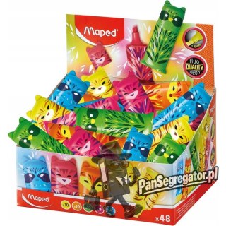 Zakreślacz Fluo Peps pocket mini friends (48 sztuk) mix kolorów 743638