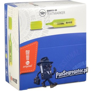 Zakreślacz MEMOBE neon żółty MM013-20