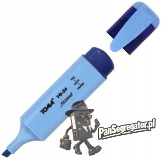 Zakreślacz MISTRAL niebieski TO-334 TOMA