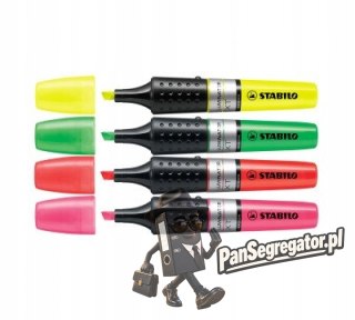 Zakreślacz STABILO 71/4 LUMINATOR 4szt.