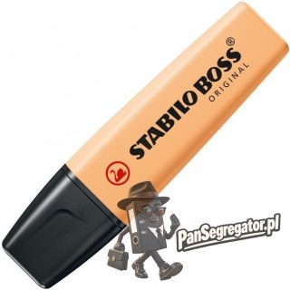 Zakreślacz STABILO BOSS 70/125 pastel subtelny pomarańcz