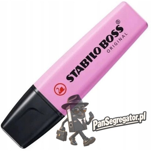 Zakreślacz STABILO BOSS 70/158 pastelowy chłodna fuksja