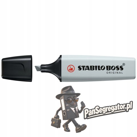 Zakreślacz STABILO BOSS 70/194 pastelowy mglisty szary