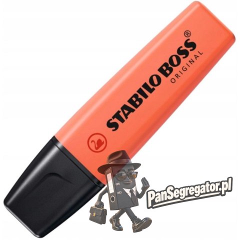 Zakreślacz STABILO BOSS ORIGINAL 70/140 Pastel czerwony