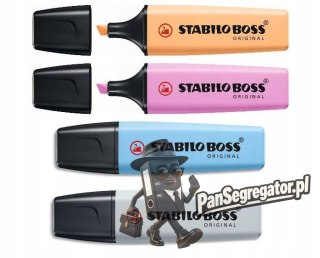 Zakreślacz STABILO BOSS ORIGINAL Pastel (4 szt.) 70/4-4