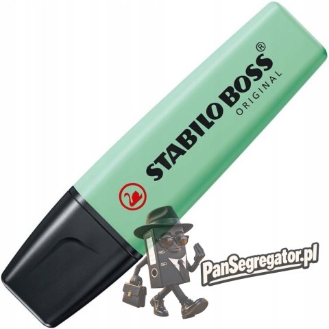 Zakreślacz STABILO BOSS pastelowy zielony