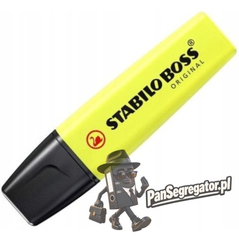 Zakreślacz STABILO BOSS żółty 70/24