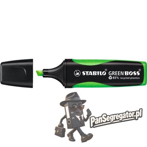 Zakreślacz STABILO GREEN BOSS 6070/33 zielony