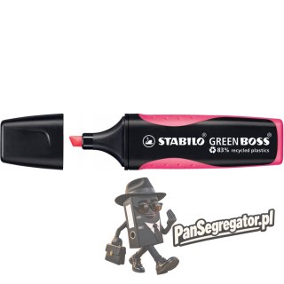 Zakreślacz STABILO GREEN BOSS 6070/56 różowy