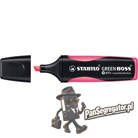Zakreślacz STABILO GREEN BOSS 6070/56 różowy