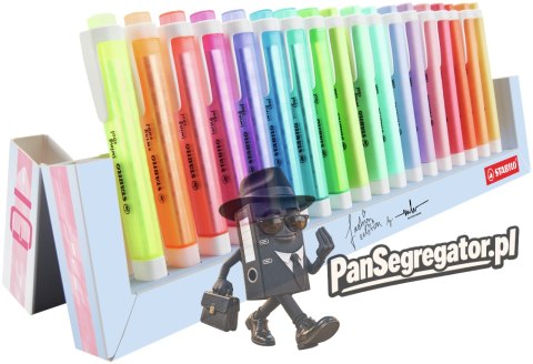 Zakreślacz STABILO SWING COOL pastel 18szt. podstawka na biurko 275/18-02