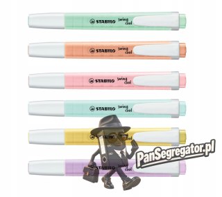 Zakreślacz STABILO SWING COOL pastel kpl. 6szt. 275/6-08 STABILO