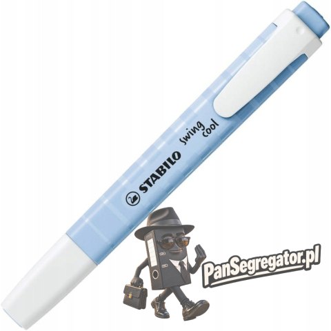 Zakreślacz STABILO swing cool 275/111-8 pastel niebieski