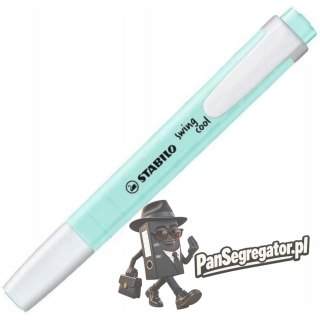 Zakreślacz STABILO swing cool 275/113-8 pastel turkusowy