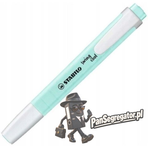 Zakreślacz STABILO swing cool 275/113-8 pastel turkusowy