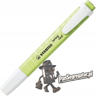 Zakreślacz STABILO swing cool 275/133-8 pastel limonkowy