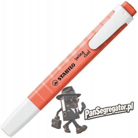 Zakreślacz STABILO swing cool 275/140-8 pastel czerwony