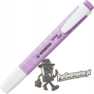 Zakreślacz STABILO swing cool 275/155-8 pastel fioletowy