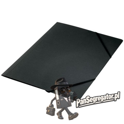 Elastyczny Folder Recycle A4, czarna 39080095