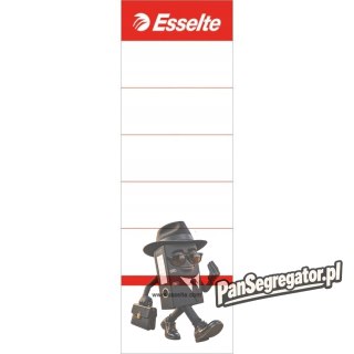 Etykiety grzbietowe do segregatorów 75mm (szerokość 50mm) białe 10sztuk 810801 ESSELTE