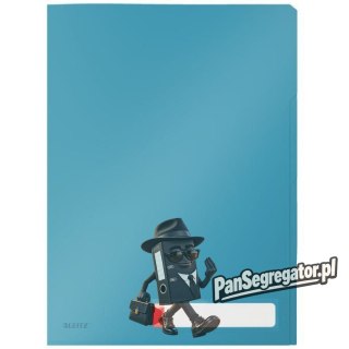Folder A4 z 3 przegródkami, niebieska 47160061