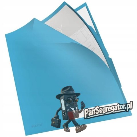 Folder A4 z 3 przegródkami, niebieska 47160061