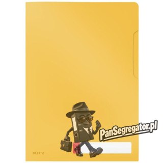 Folder A4 z kieszonką na etykietę, żółty 47080019 LEITZ