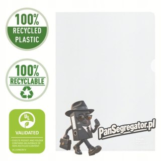 Folder groszkowy A4 Recycled Premium PP 100 mic.opakowanie 100 sztuk 627496 ESSELTE