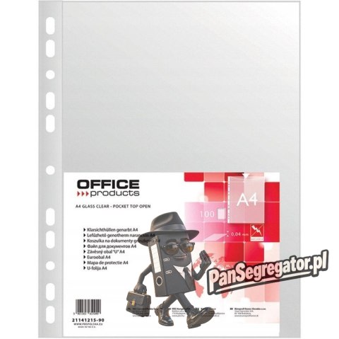 Koszulka groszkowa A4 40mic. (100szt.) 21141215-90 OFFICE PRODUCTS