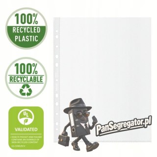 Koszulka groszkowa A4 Recycled Premium PP 70 mic. opakowanie 50sztuk Maxi 627502 ESSELTE
