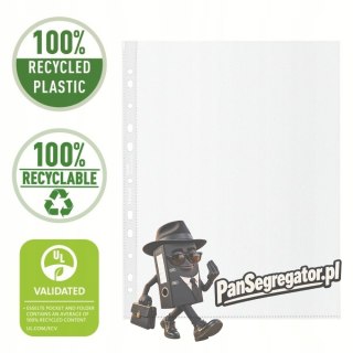 Koszulka groszkowa Recycled Premium PP 70 mic. A4 Maxi opakowanie 100sztuk 627494 ESSELTE
