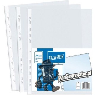 Koszulki groszkowe na dokumenty A4 MAXI 90mic 50 sztuk 400124957 BANTEX