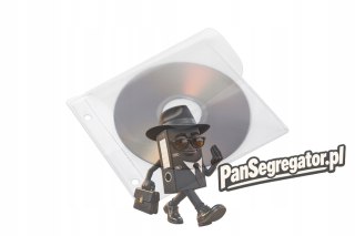 Koszulki groszkowe na płyty CD/DVD 13x15 cm 180mic 5 sztuk 100551464 BANTEX