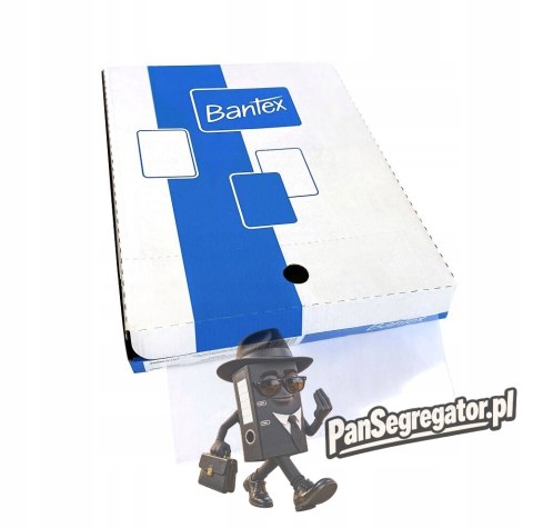 Obwoluty krystaliczne na dokumenty A4 PP 100mic 100 sztuk w pudełku BANTEX 400096107
