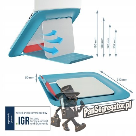 Podstawka pod laptopa Ergo Cosy niebieska 64260061 LEITZ