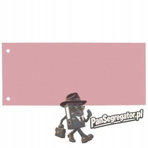 Przekładki do segregatora kartonowe 1/3 A4 105x240mm czerwona 100 sztuk 100205027 OXFORD