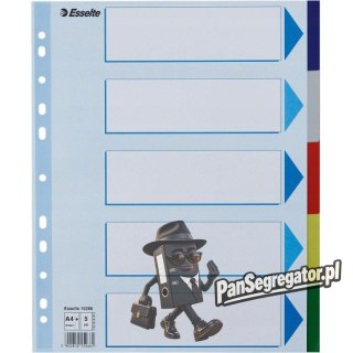 Przekładki plastikowe MAXI z PP 5 kart 15266 ESSELTE