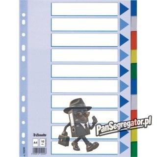Przekładki plastikowe z PP A4 10 kart 15261 ESSELTE