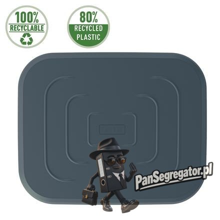 Regulowany podnóżek Leitz Ergo 80% plastiku z recyklingu szary 65460089