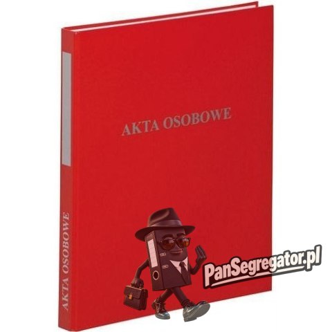 Segregator AKTA OSOBOWE A4/2/2 bordowy 030/18 VAUPE