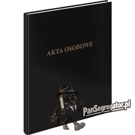 Segregator AKTA OSOBOWE A4/2/2 czarny 030/02 VAUPE