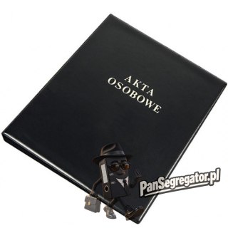 Segregator na akta osobowe A4 PVC czarny 0316-0048-01 PANTA PLAST
