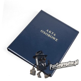 Segregator na akta osobowe A4 PVC granat 0316-0048-02 PANTA PLAST